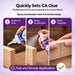 How to use CA glue accelerator: apply glue, spray accelerator from 6 to 8 inches away, press together