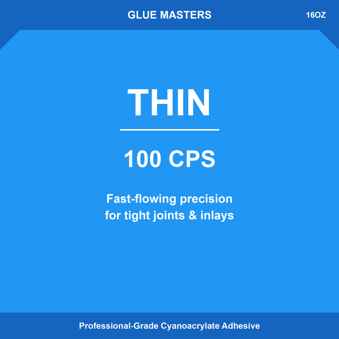 Glue Masters Thin CA Glue 16oz — Viscosity Banner